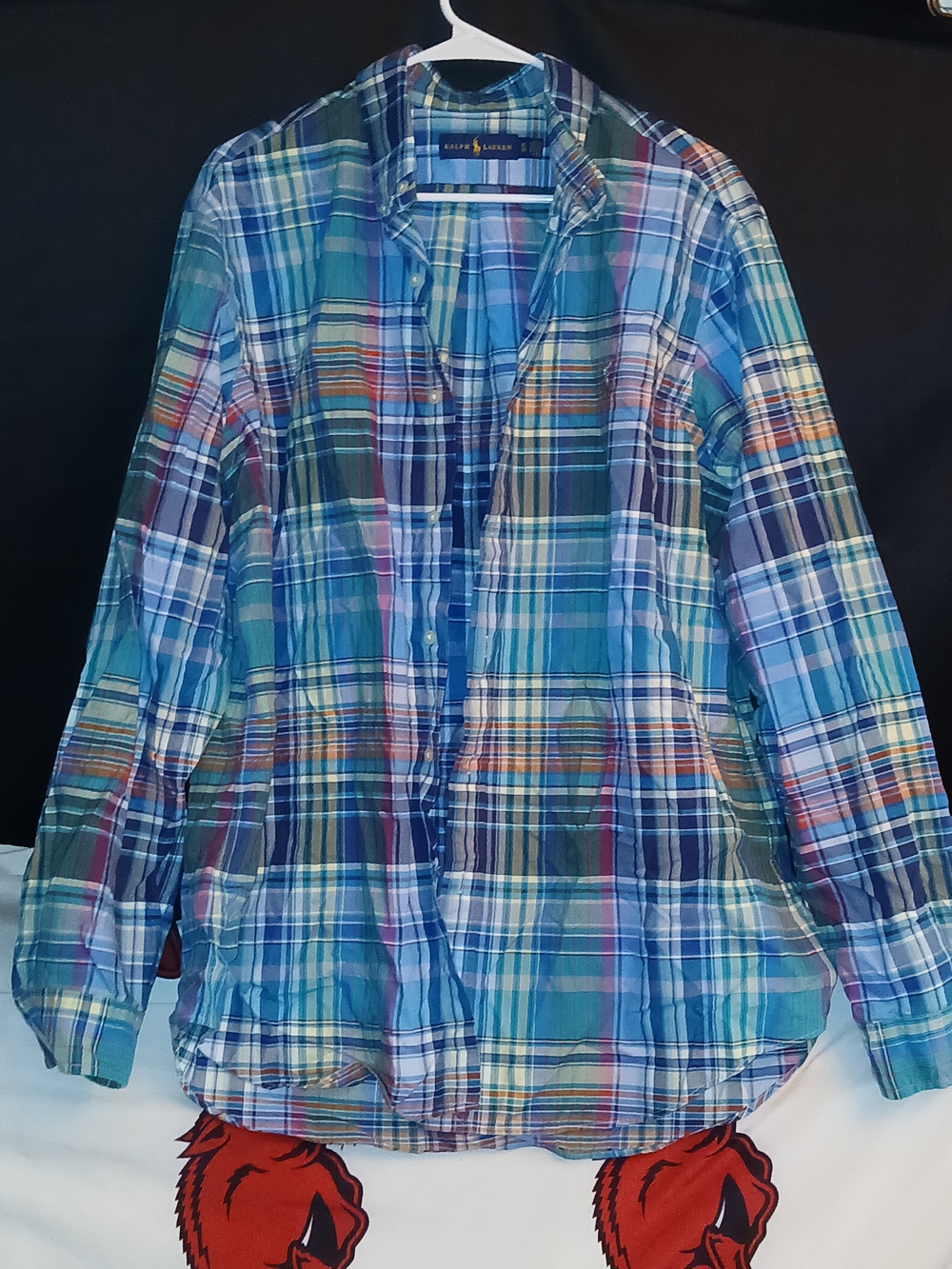Ralph Lauren Plaid Button-Down Shirt